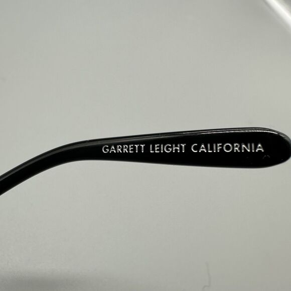 Garrett Leight Eyeglasses Cat Eye Frames Vista G-BK 53-17 Gold Black - Picture 8 of 8